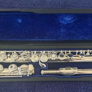 Glory Hand Engraved Silver Plated Flute
